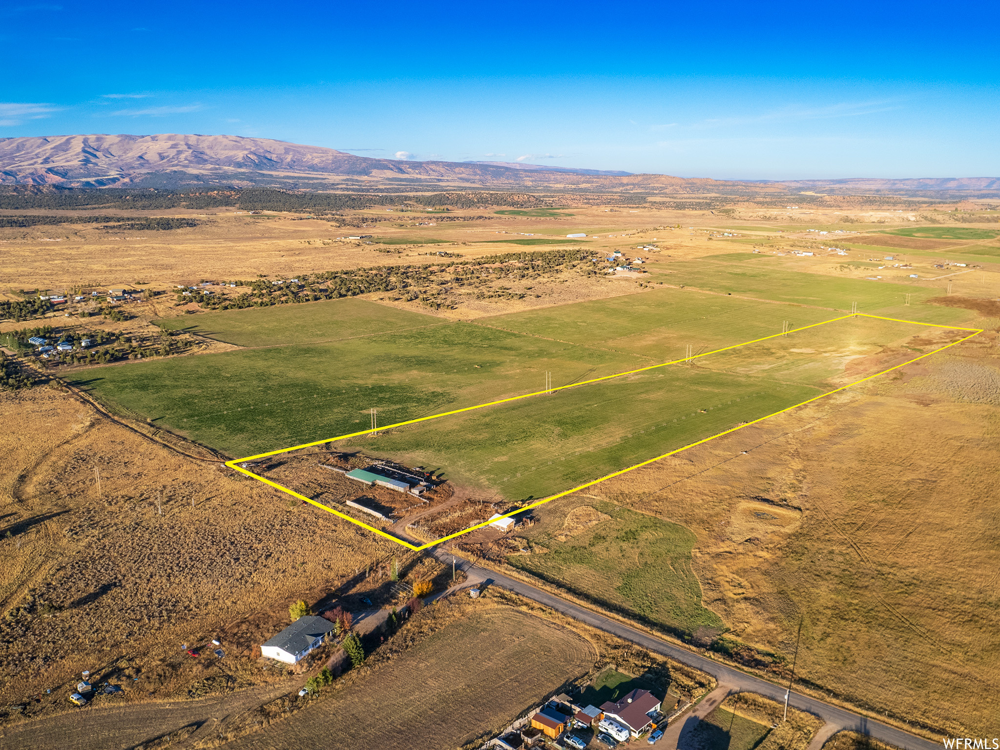 25 YR OWNER FINANCE AVAILABLE: View of farm ground with a rural view and a mountain view. Includes irrigation water and wheel lines. Additional land available. Call listing brokerage for details.