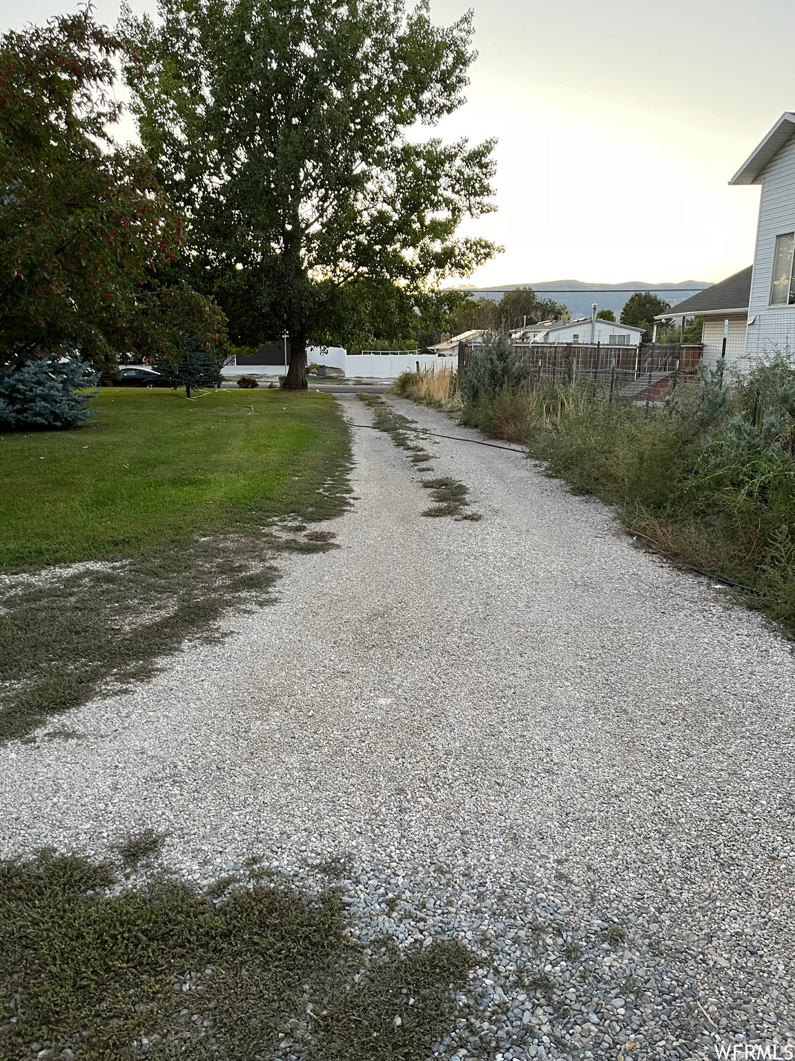 Gravel driveway