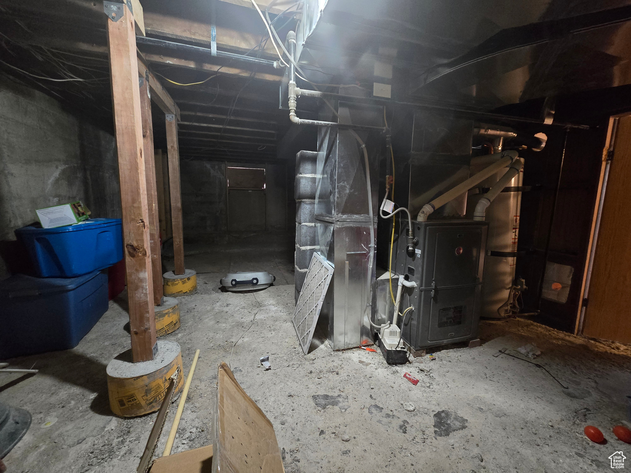 utility room and lots of storage area