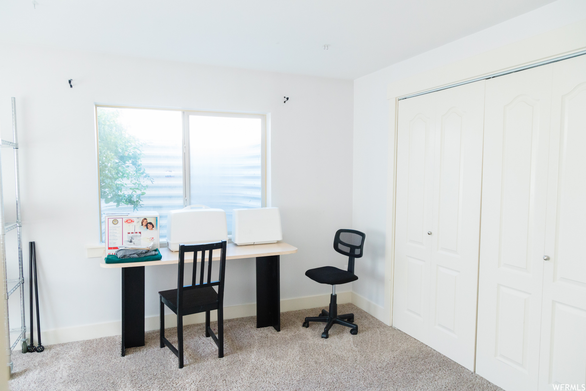 View of carpeted office