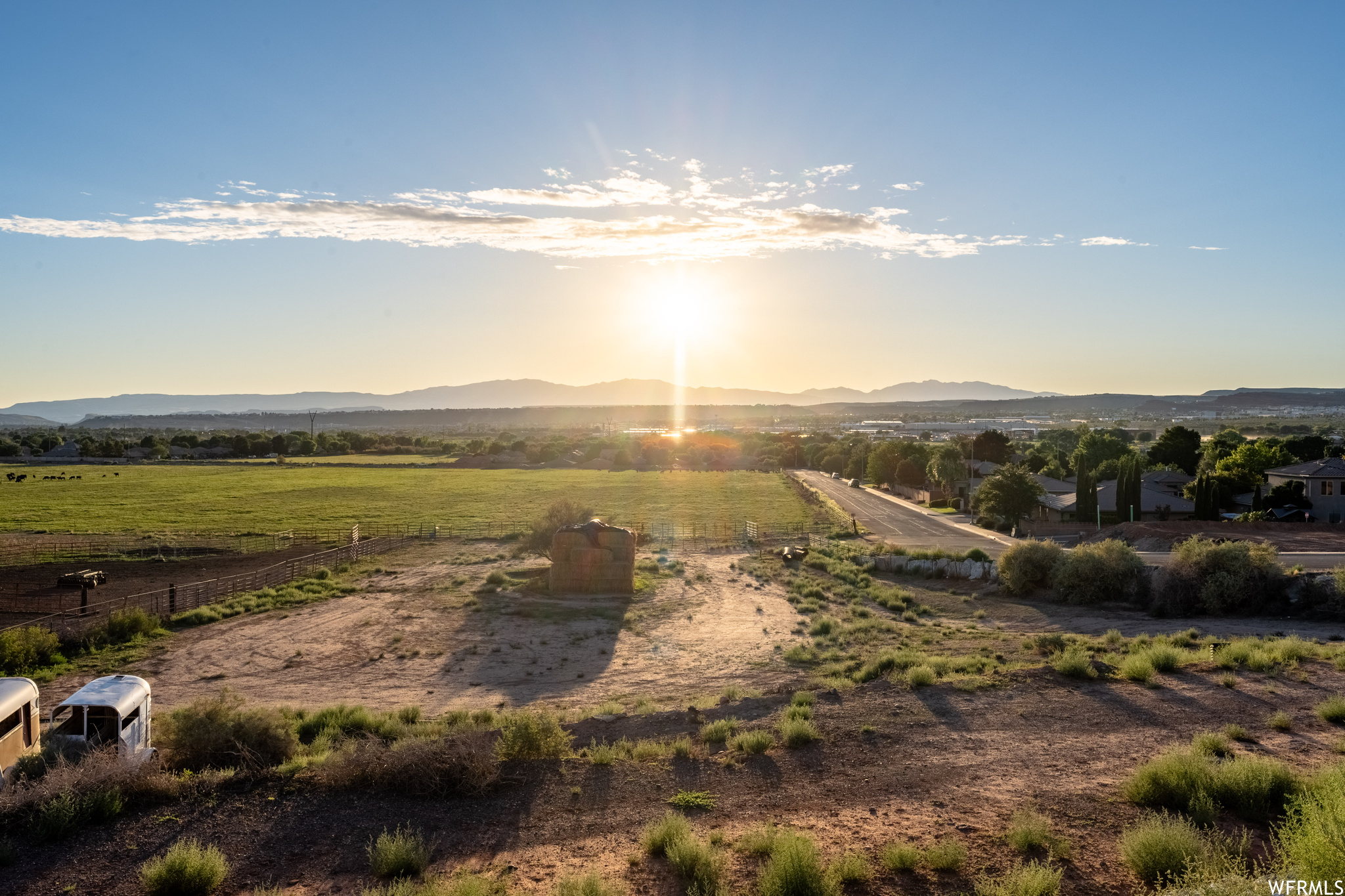 Property view of mountains featuring a rural view