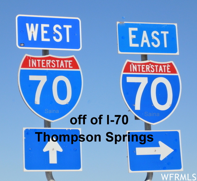 Hwy I-70 Exit 187 Thompson Springs, UT.