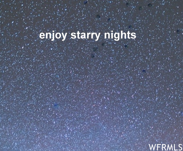 So many clear nights.