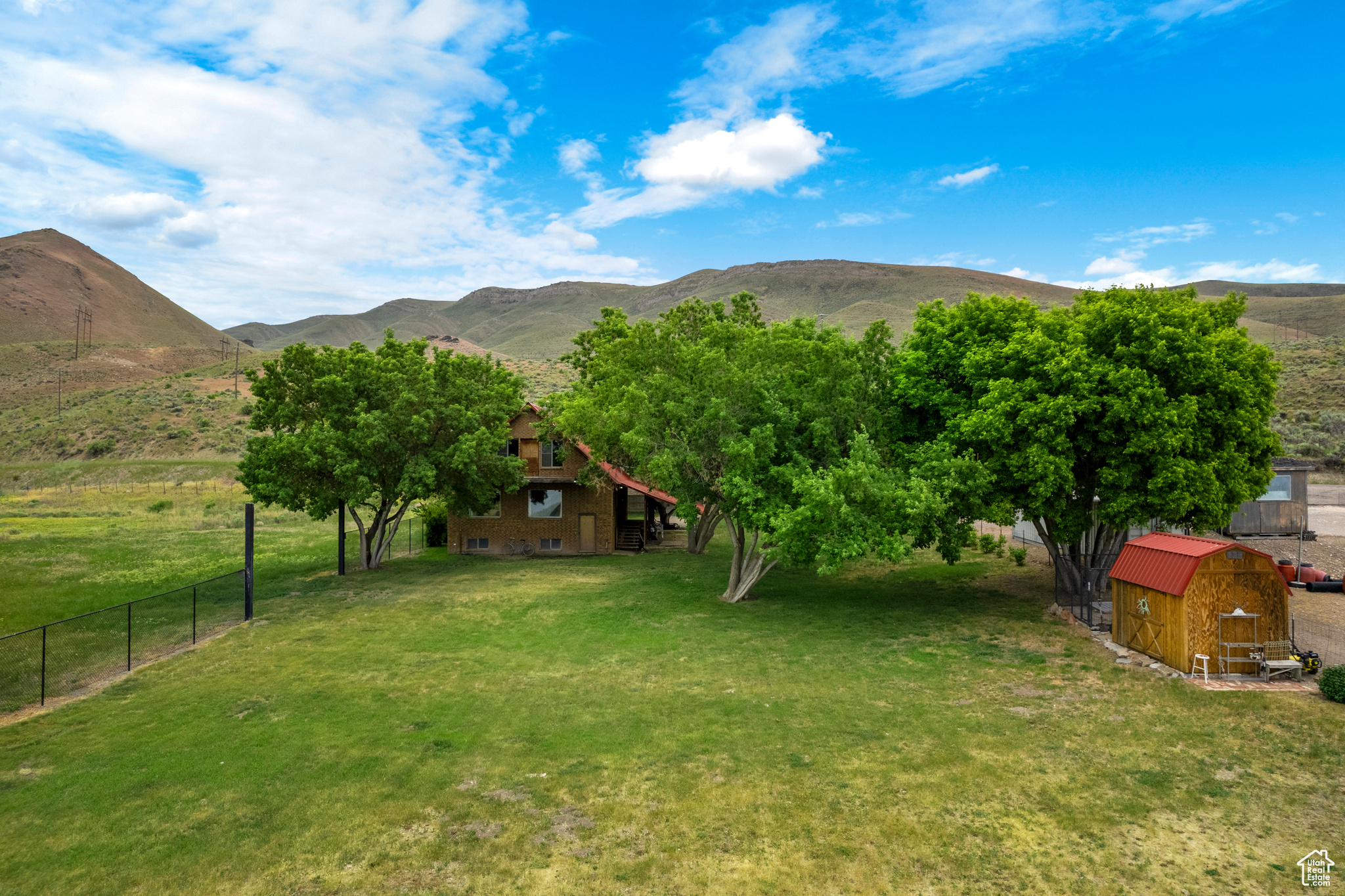 Exterior space with a rural view