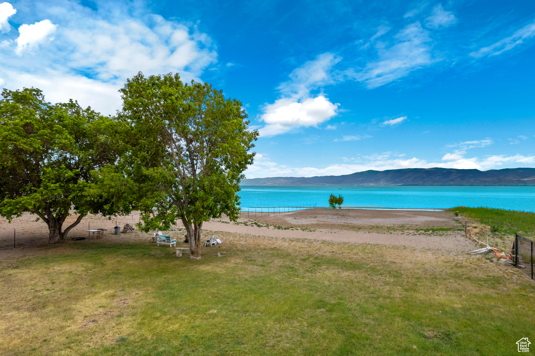 Water view featuring a mountain view