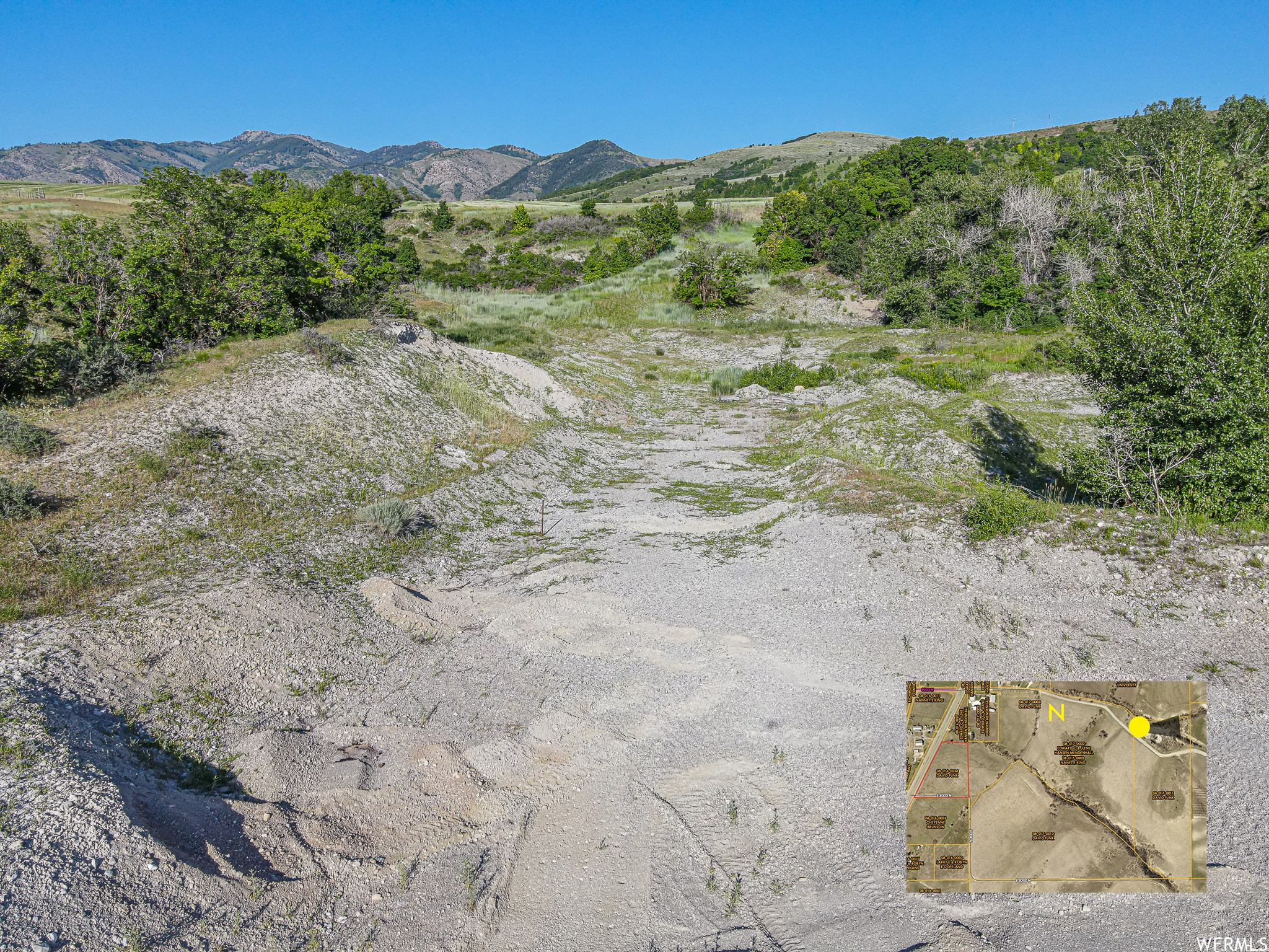 Gravel pit on parcel 08-017-0011.