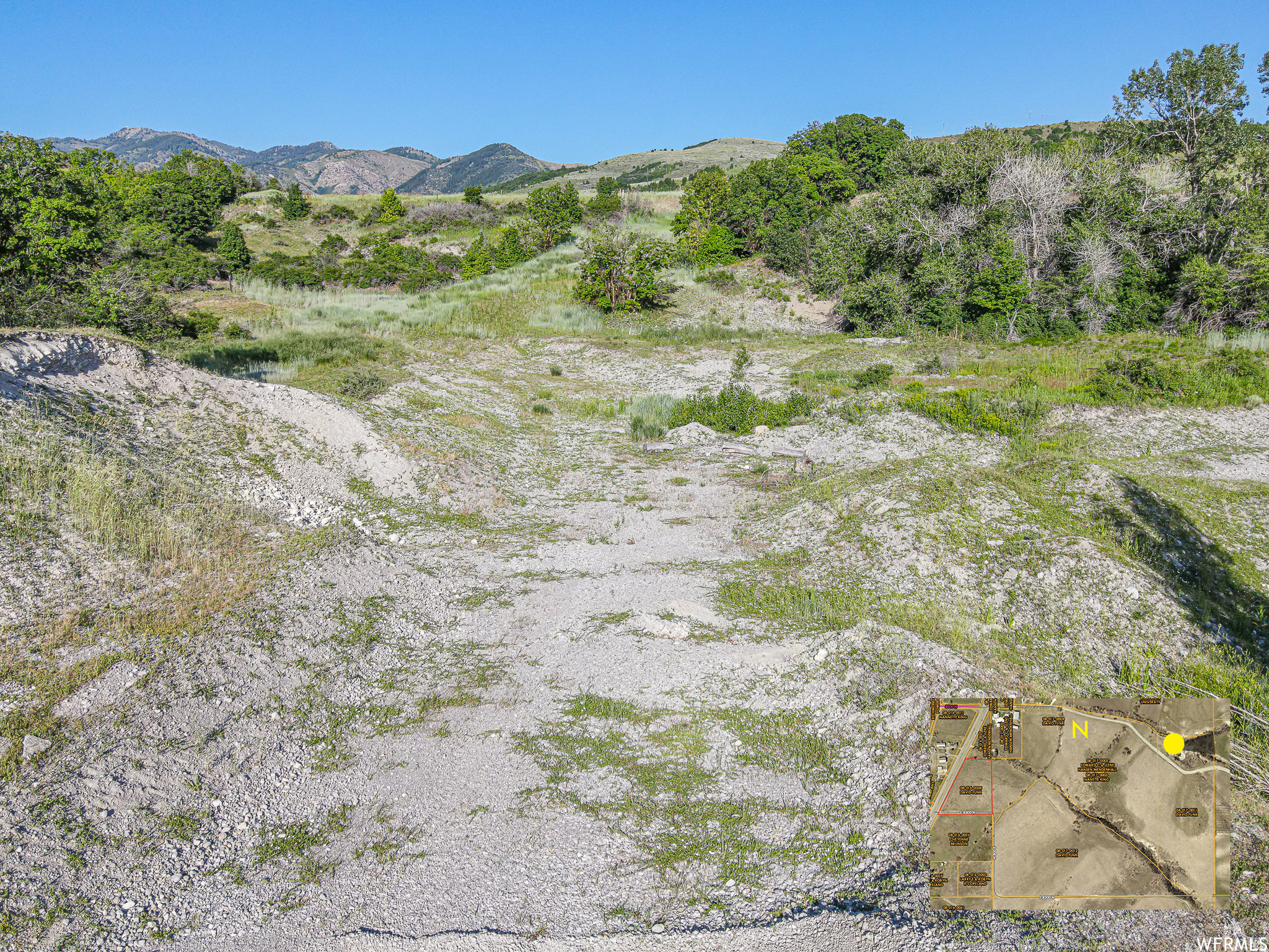 Gravel pit on parcel 08-017-0011.