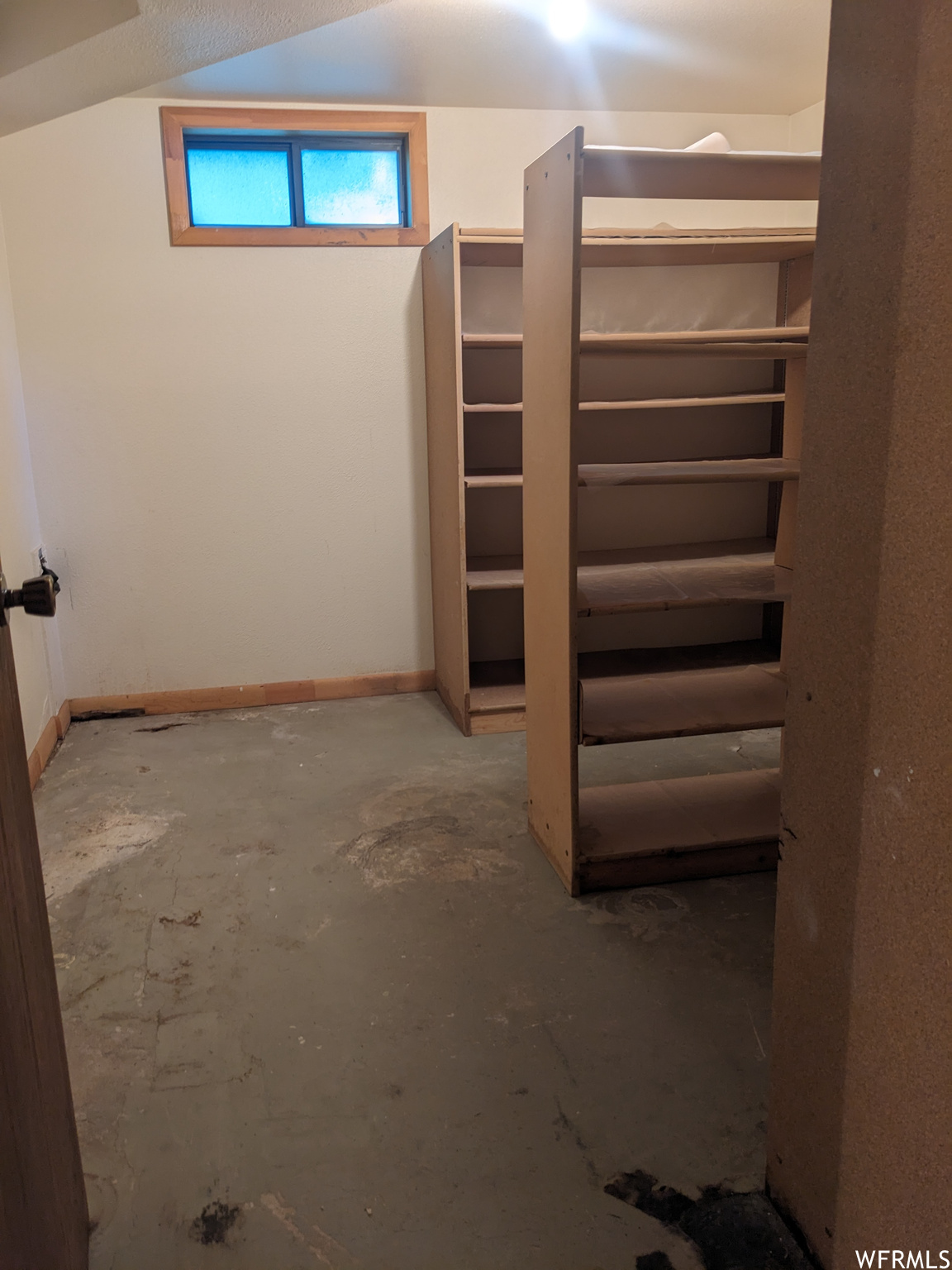 basement storage room