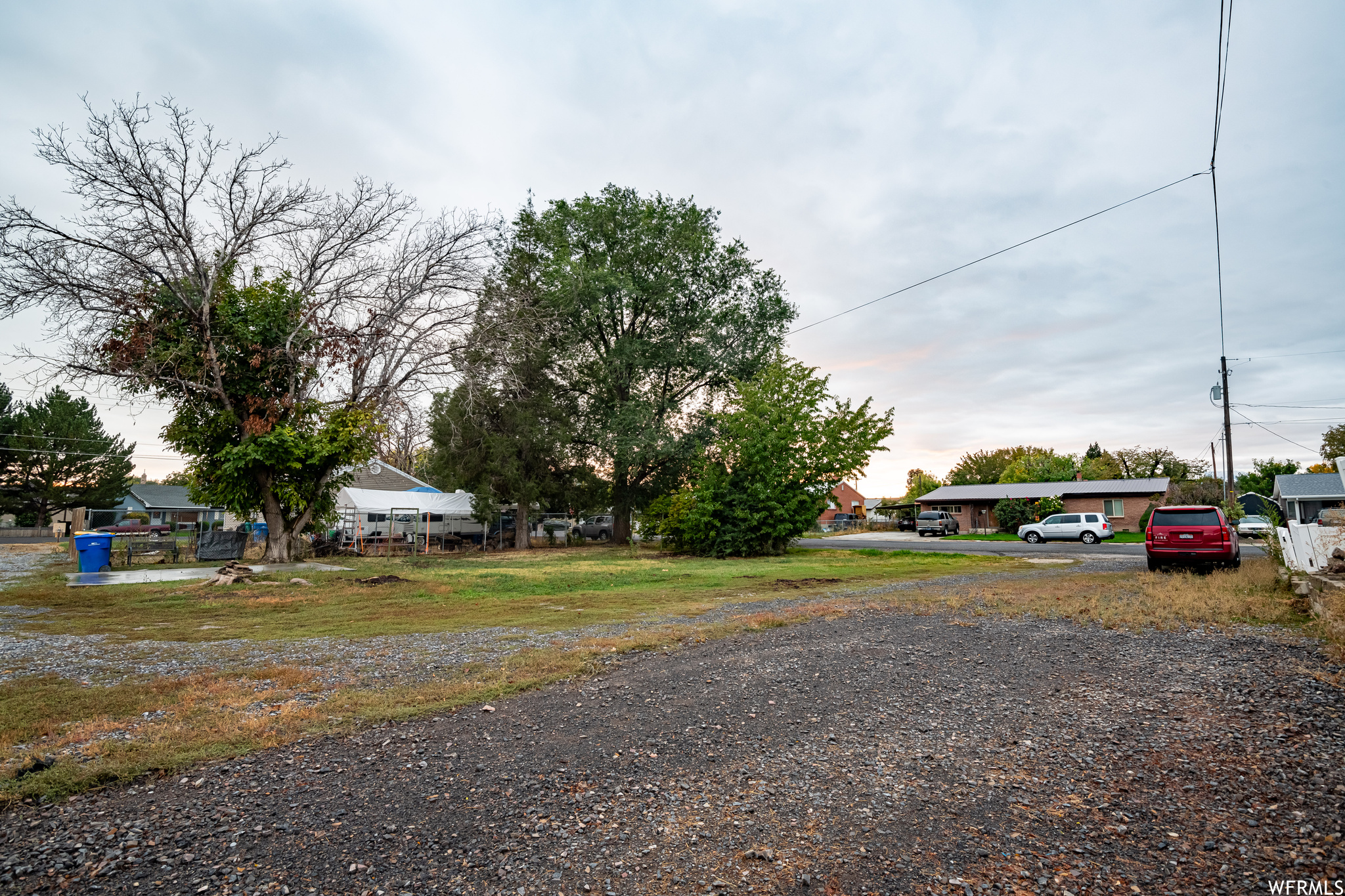 View from the back north corner of lot