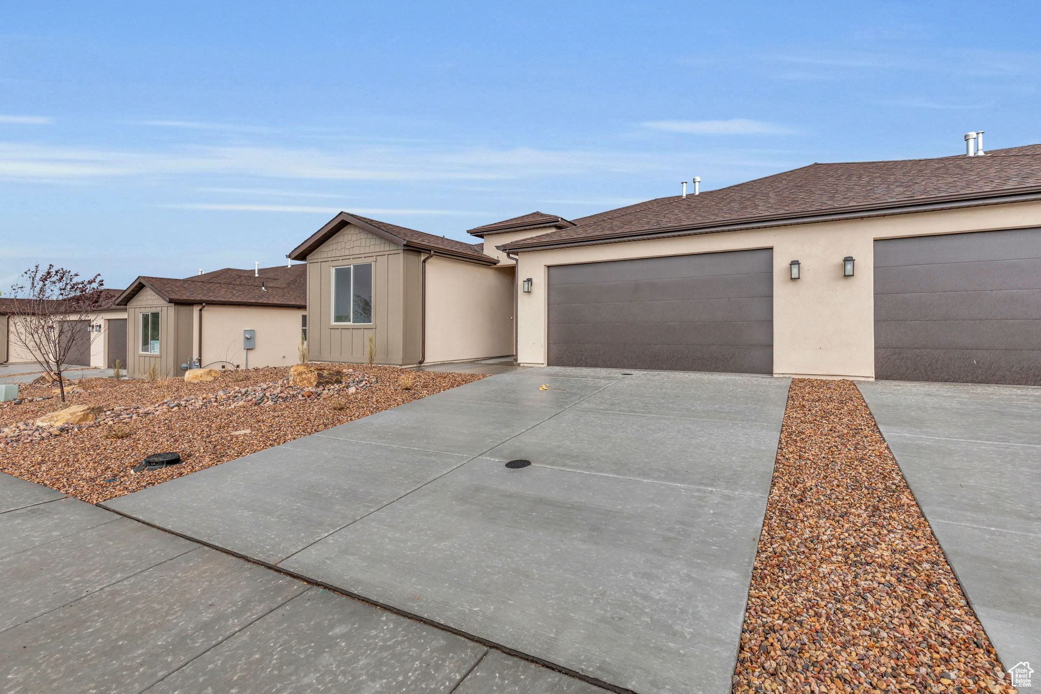 Ranch-style house with a garage