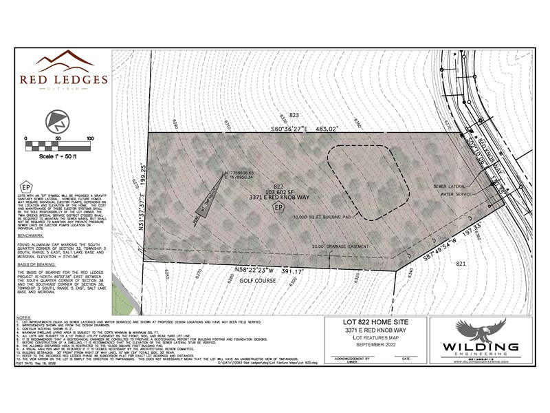 3371 E RED KNOB #822, Heber City, Utah 84032, ,Land,For sale,RED KNOB,1962987