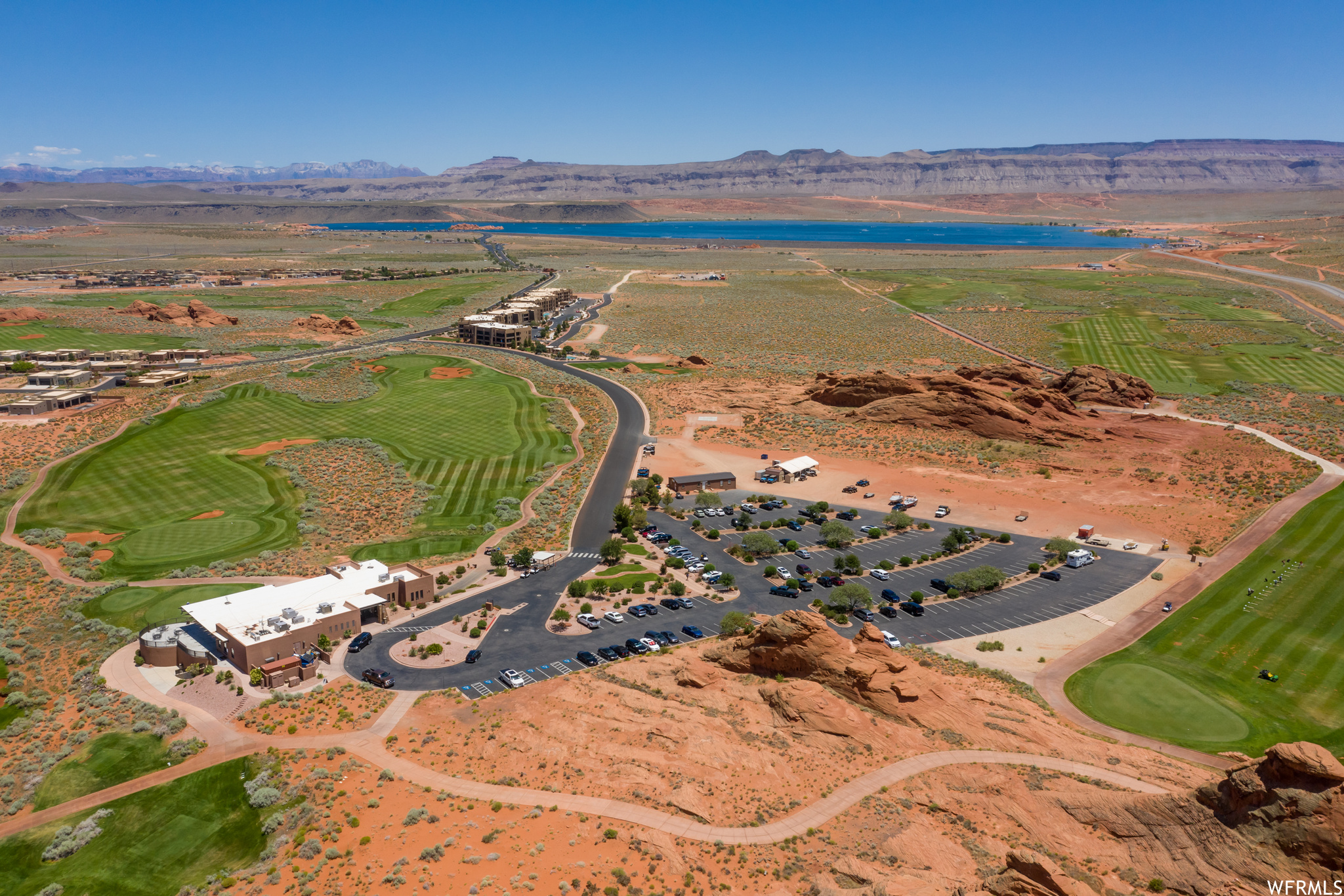 Drone / aerial view with a rural view