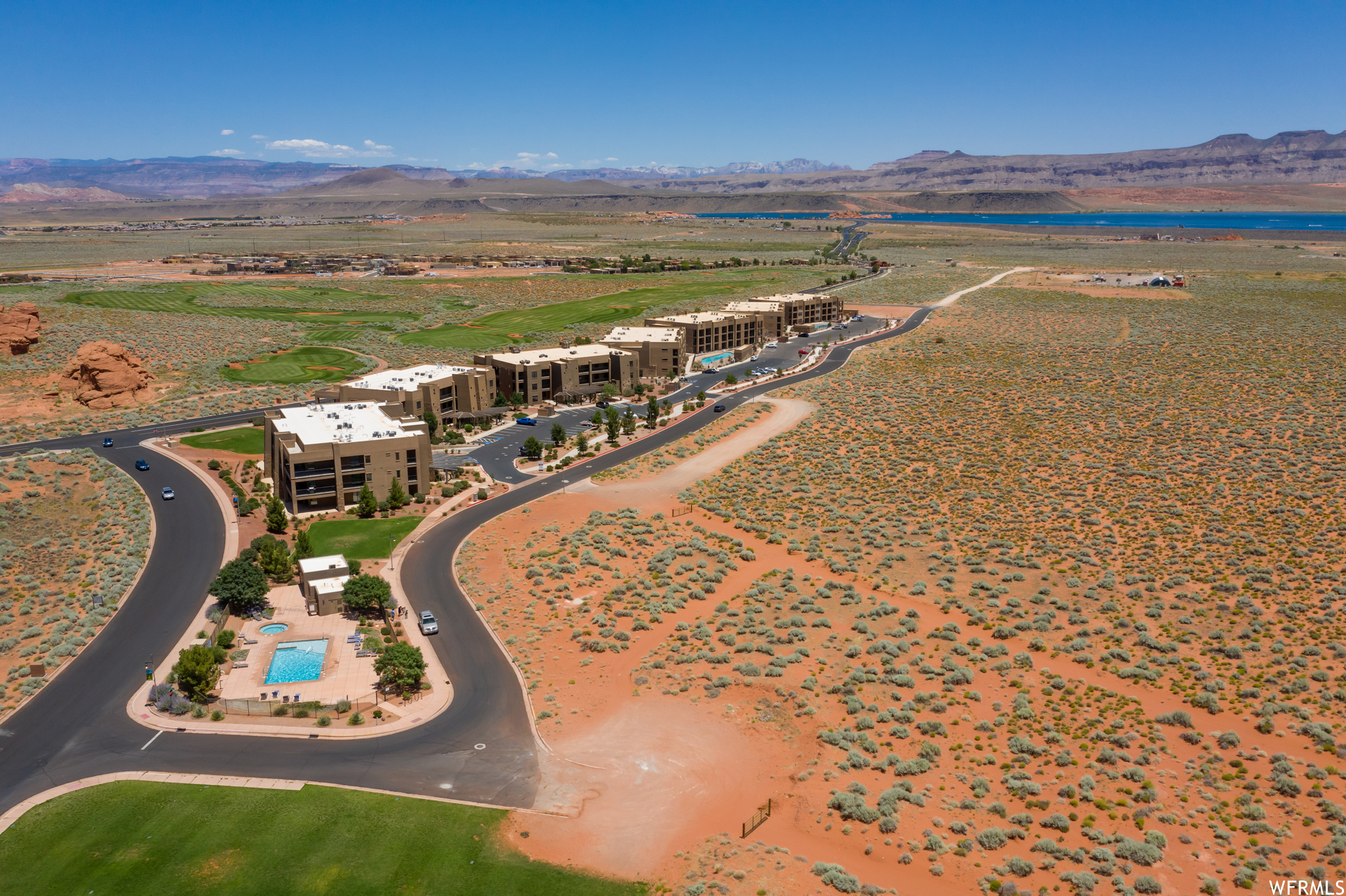 Birds eye view of property with a rural view and a mountain view