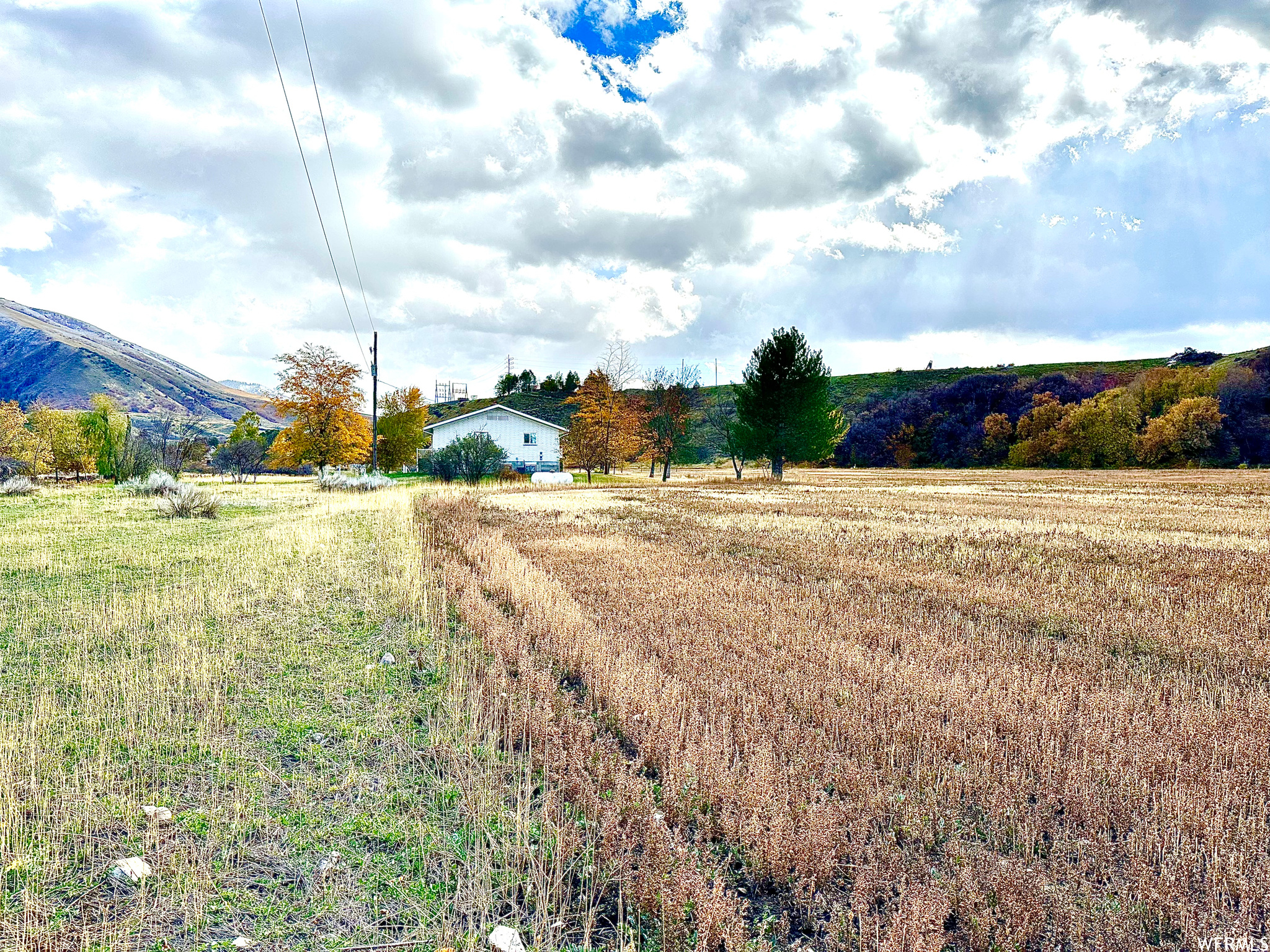 View of home and property looking south