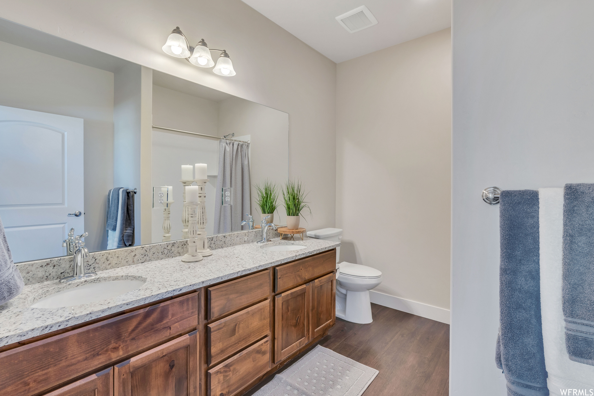 Master Bathroom with Double Vanity