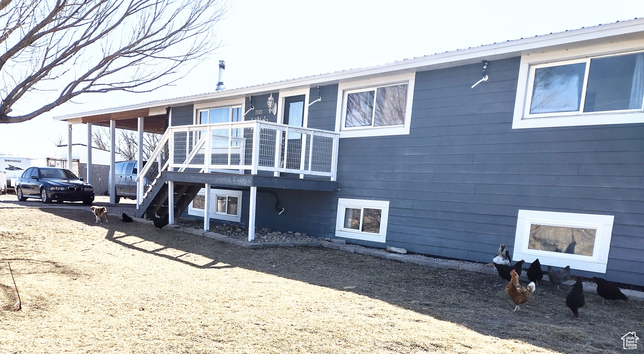 View of rear view of house