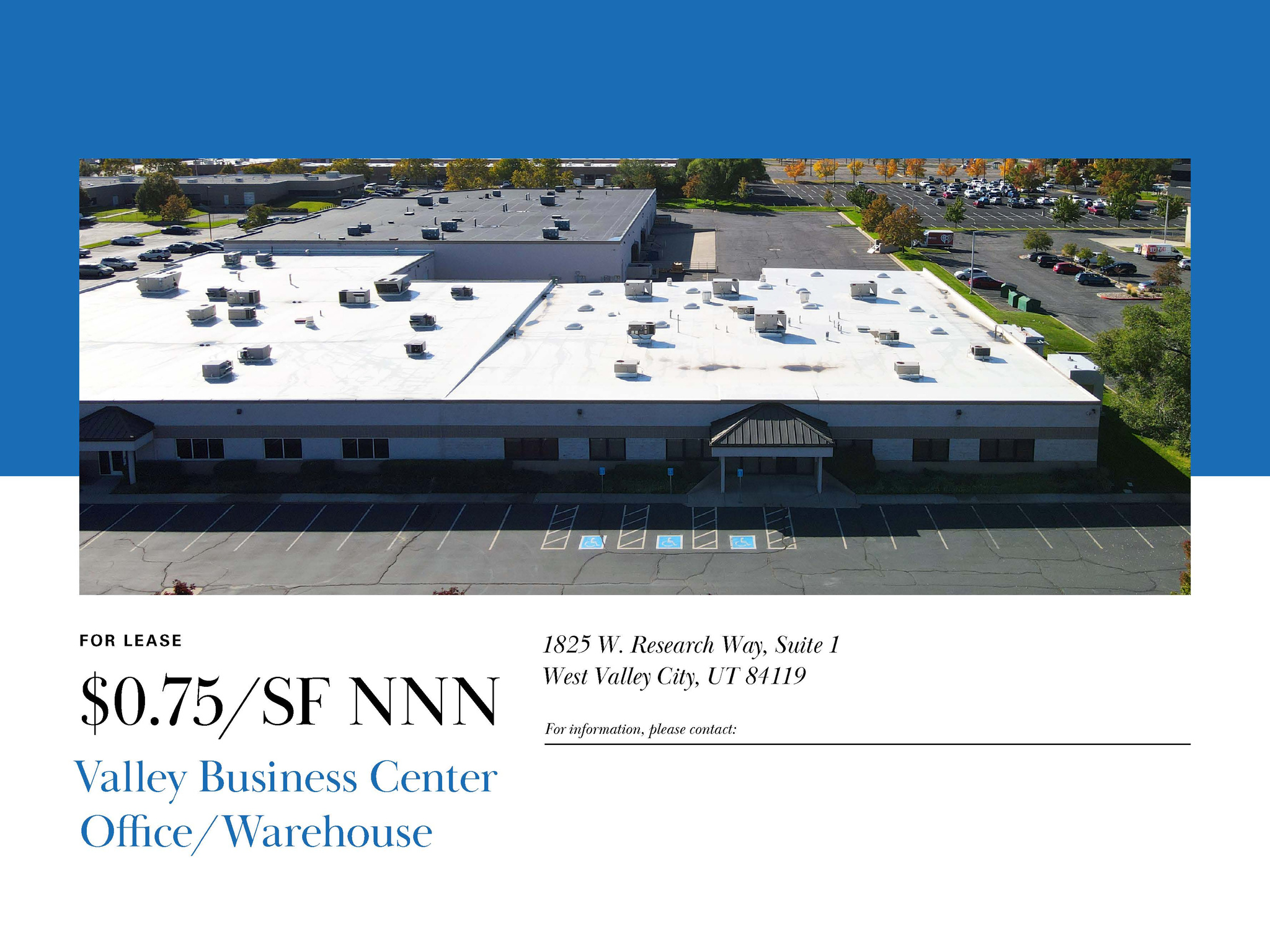 1825 W RESEARCH, West Valley City, Utah 84119, ,Commercial Lease,For sale,RESEARCH,1970586