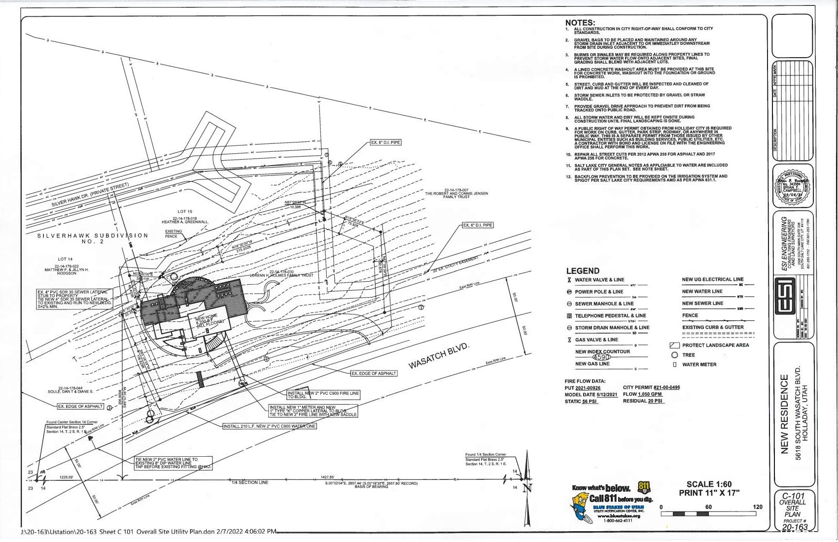 5618 S WASATCH, Salt Lake City, Utah 84124, ,Land,For sale,WASATCH,1970802