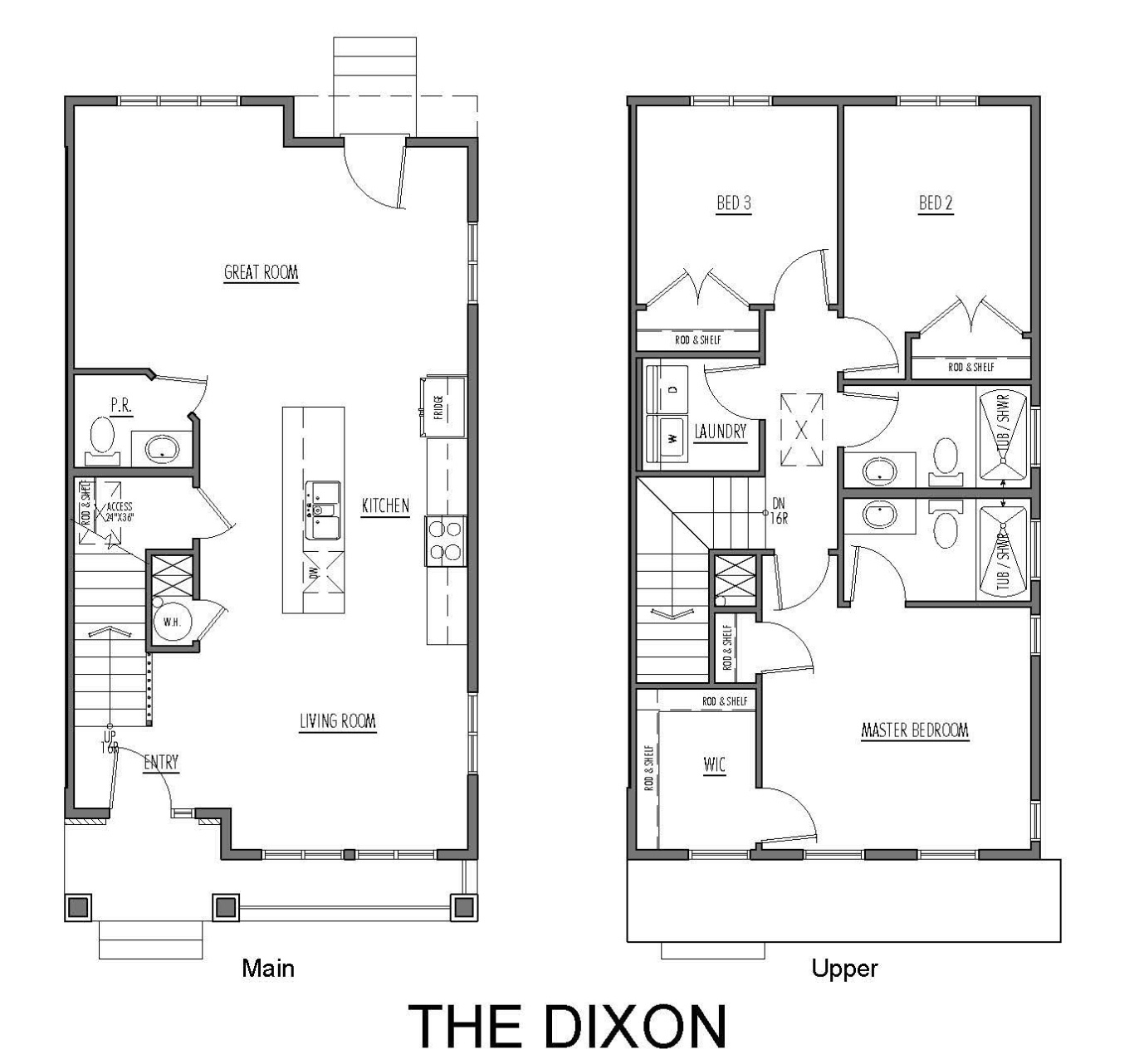 DIXON Floor plan