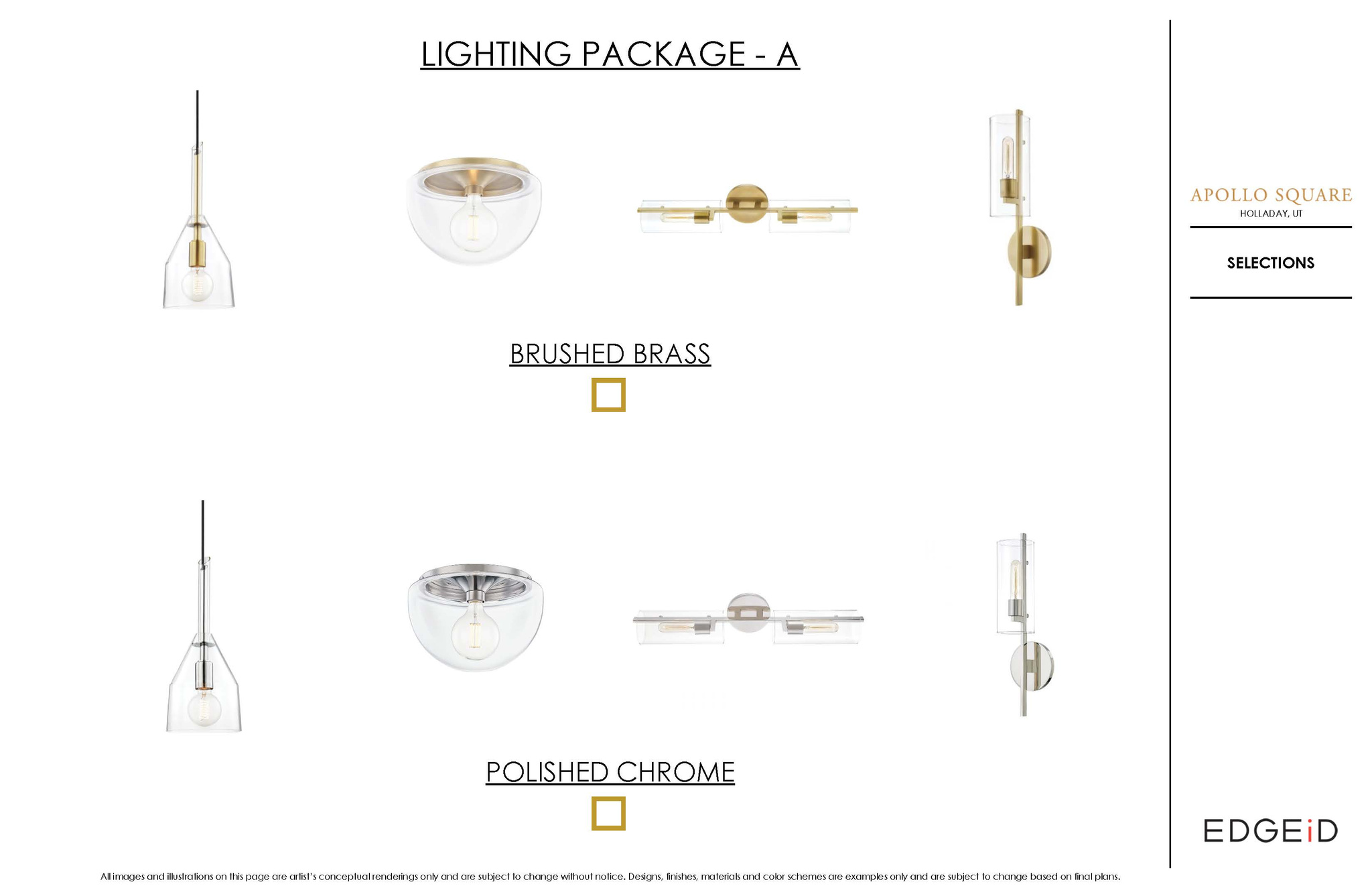 Lighting Package - A