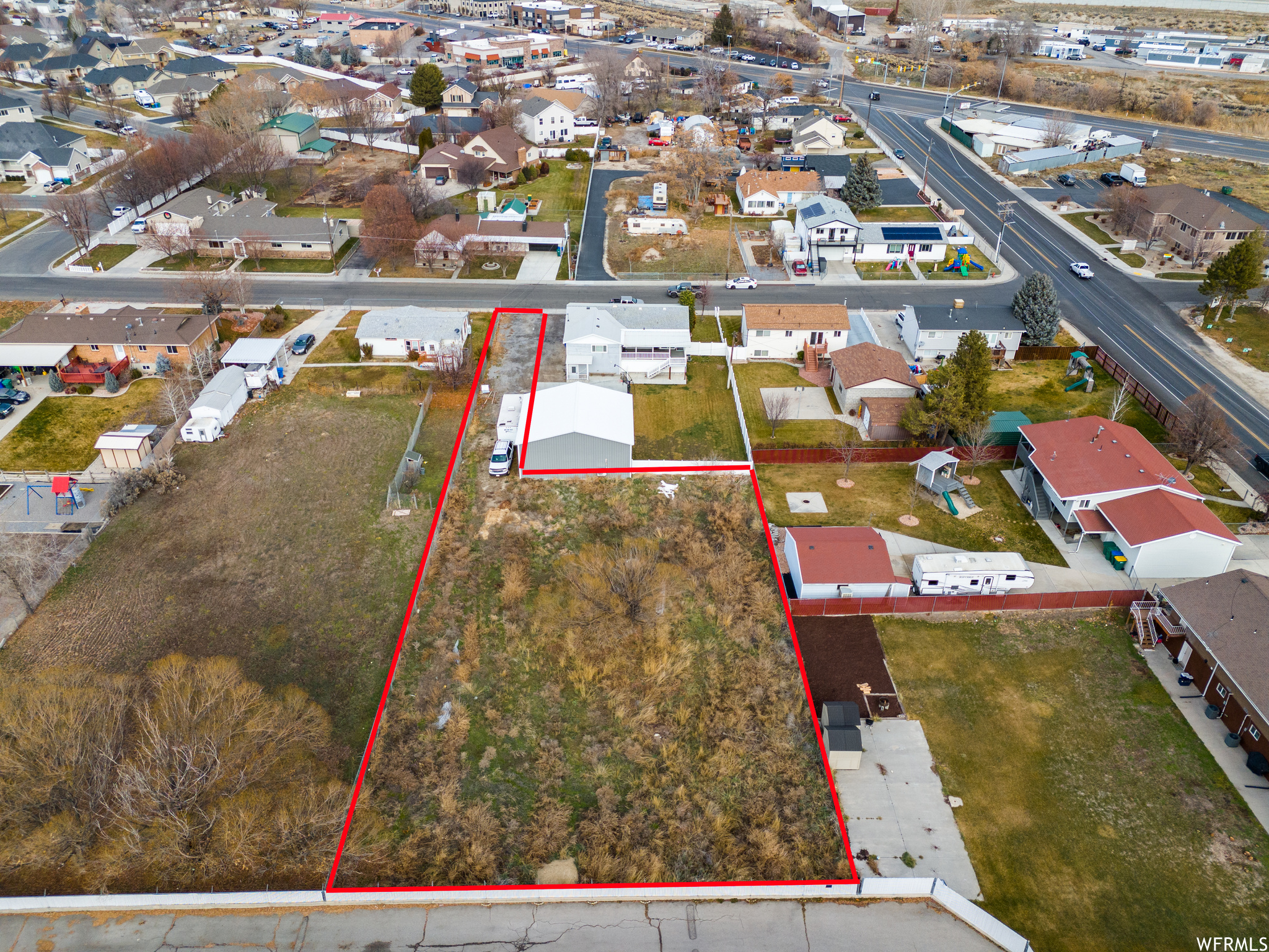 View of birds eye view of property