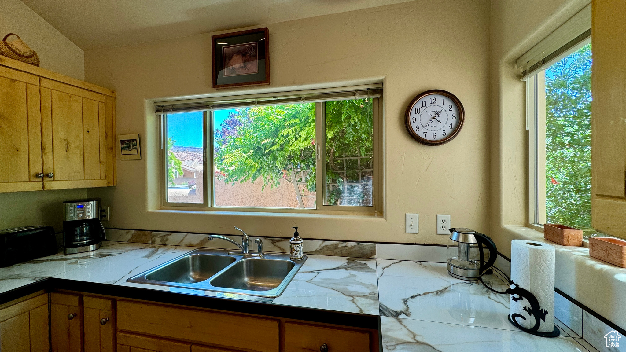 Kitchen featuring sink and plenty of natural light