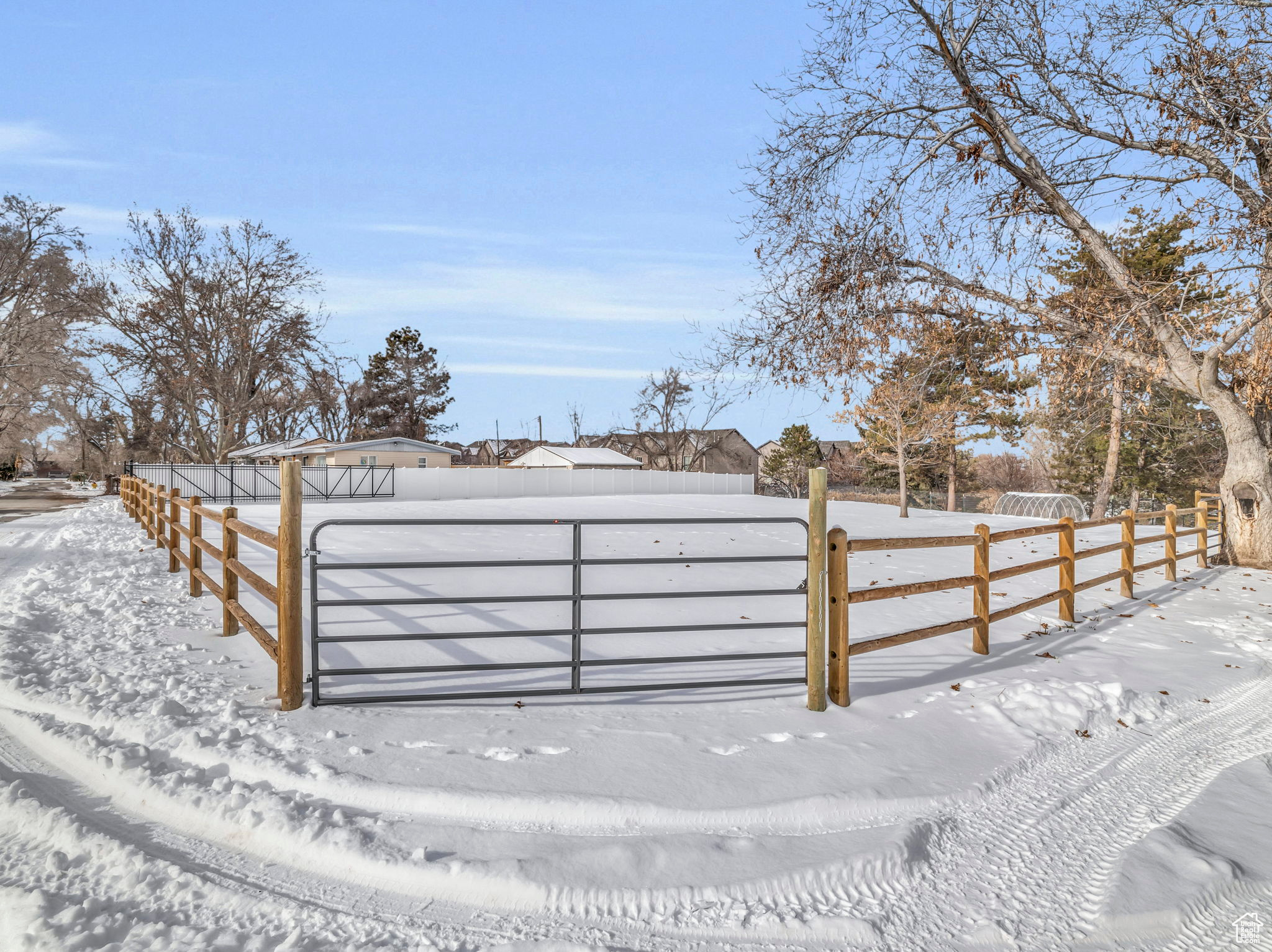 Fully fenced riding arena just west of the home for your horses
