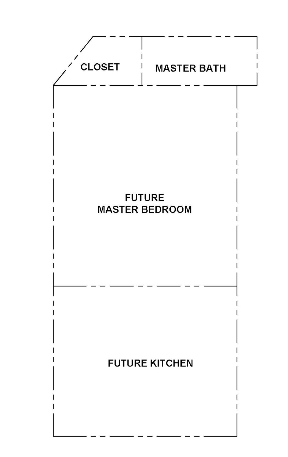 Layout for potential addition to home (not included in price). CLICK ON PHOTO TO ENLARGE AND SEE FULL LAYOUT
