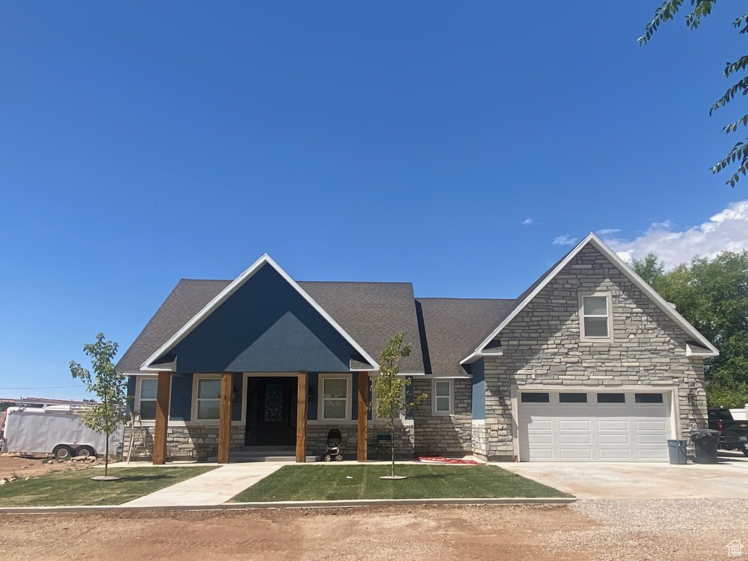 View of craftsman-style home