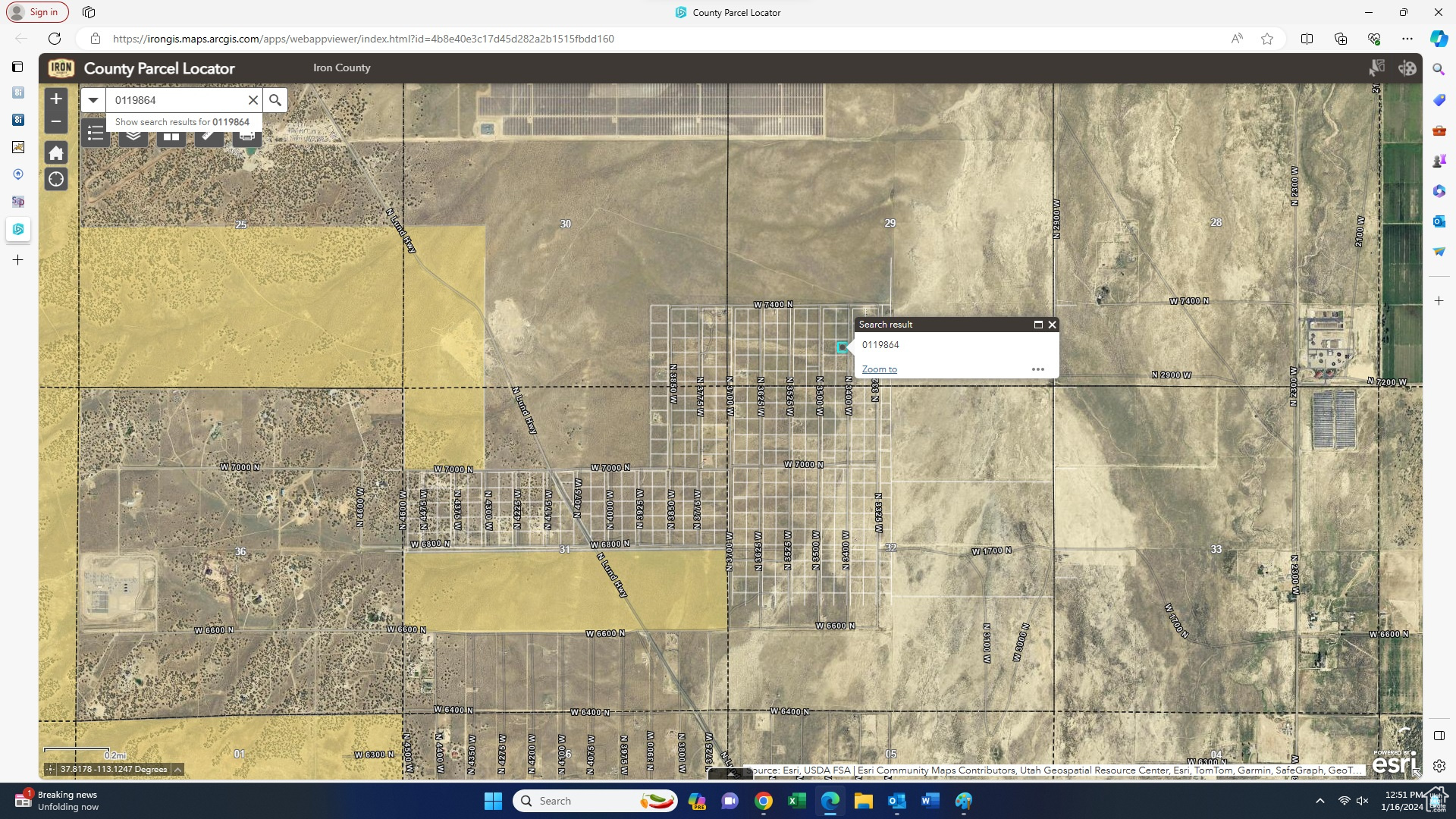 7309 N 3400 W #3, Cedar City, Utah 84721, ,Land,For sale,3400,1975801