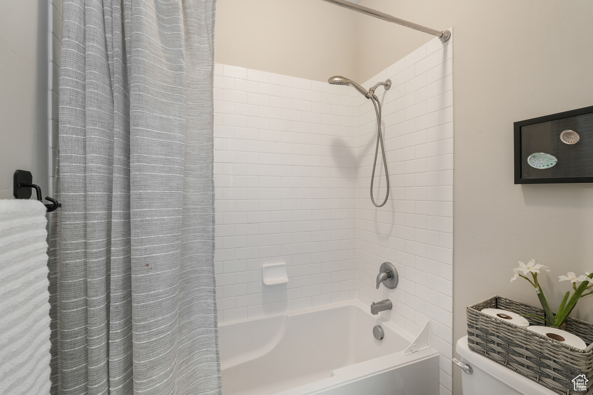 Master shower; NOTE: NEW fixtures