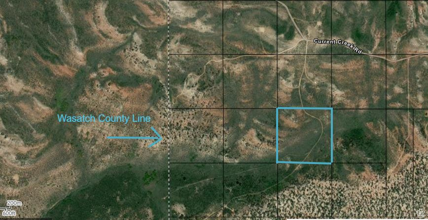 Satellite Property Views! 10 Acres Current Creek Mountain right by Wasatch County Line
