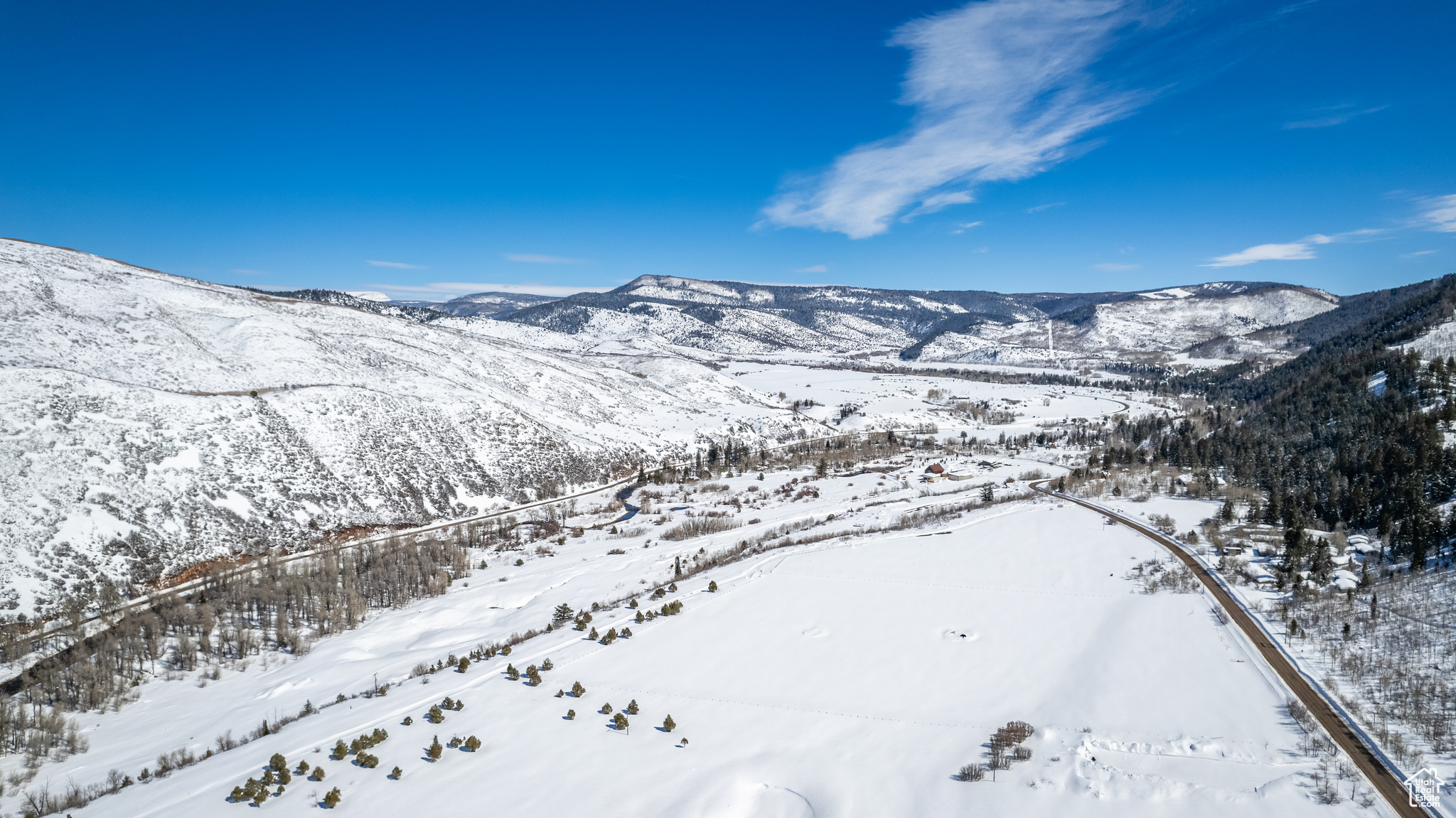 View of Woodland Valley, recreational peaks, valleys & trails