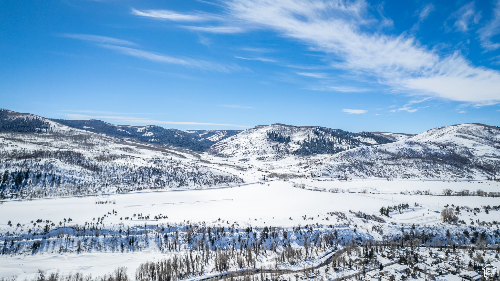 View of Uintah Mtns. & Buffalo Run Ranch