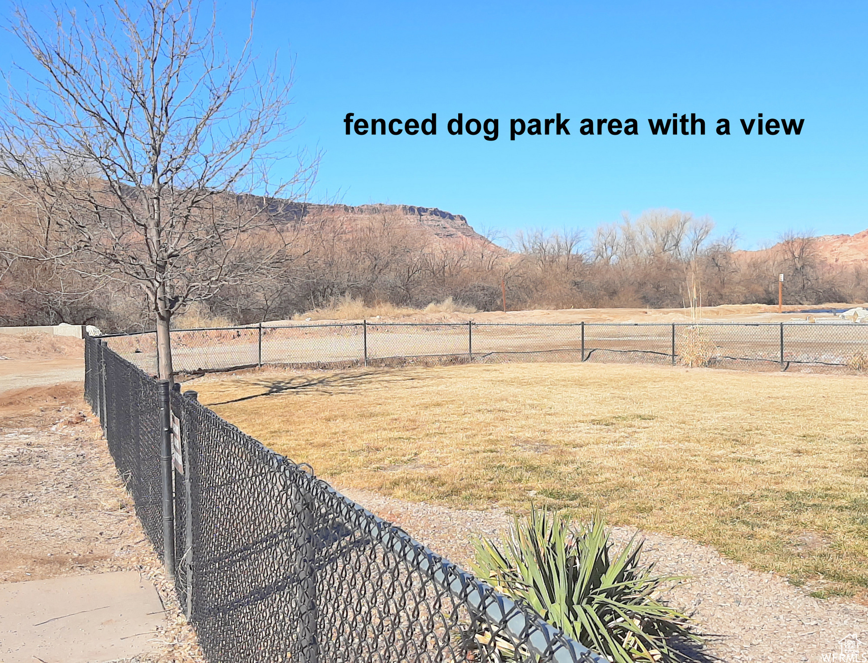 Fully fenced.