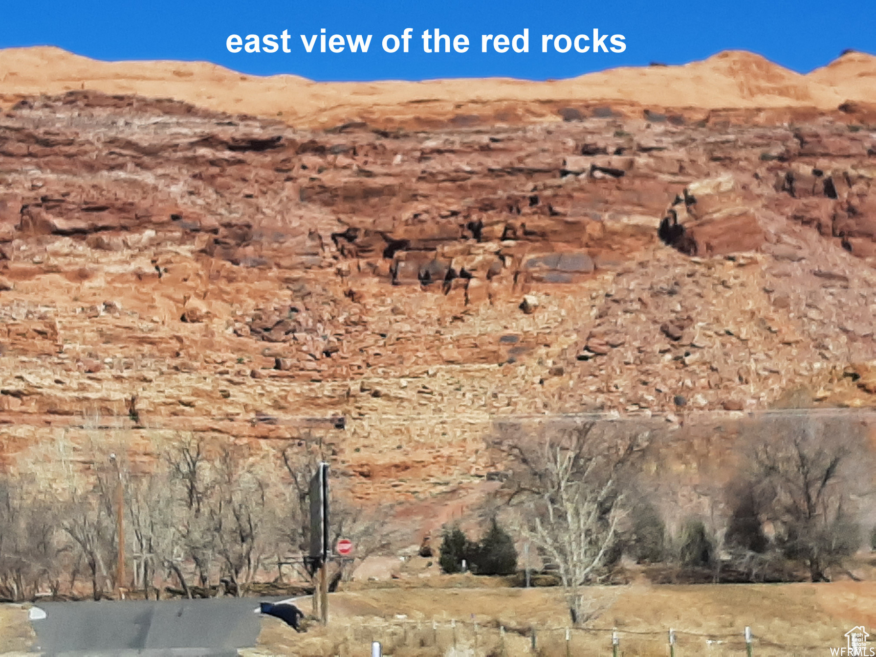 East Red Rock wall dances with color in the evenings.