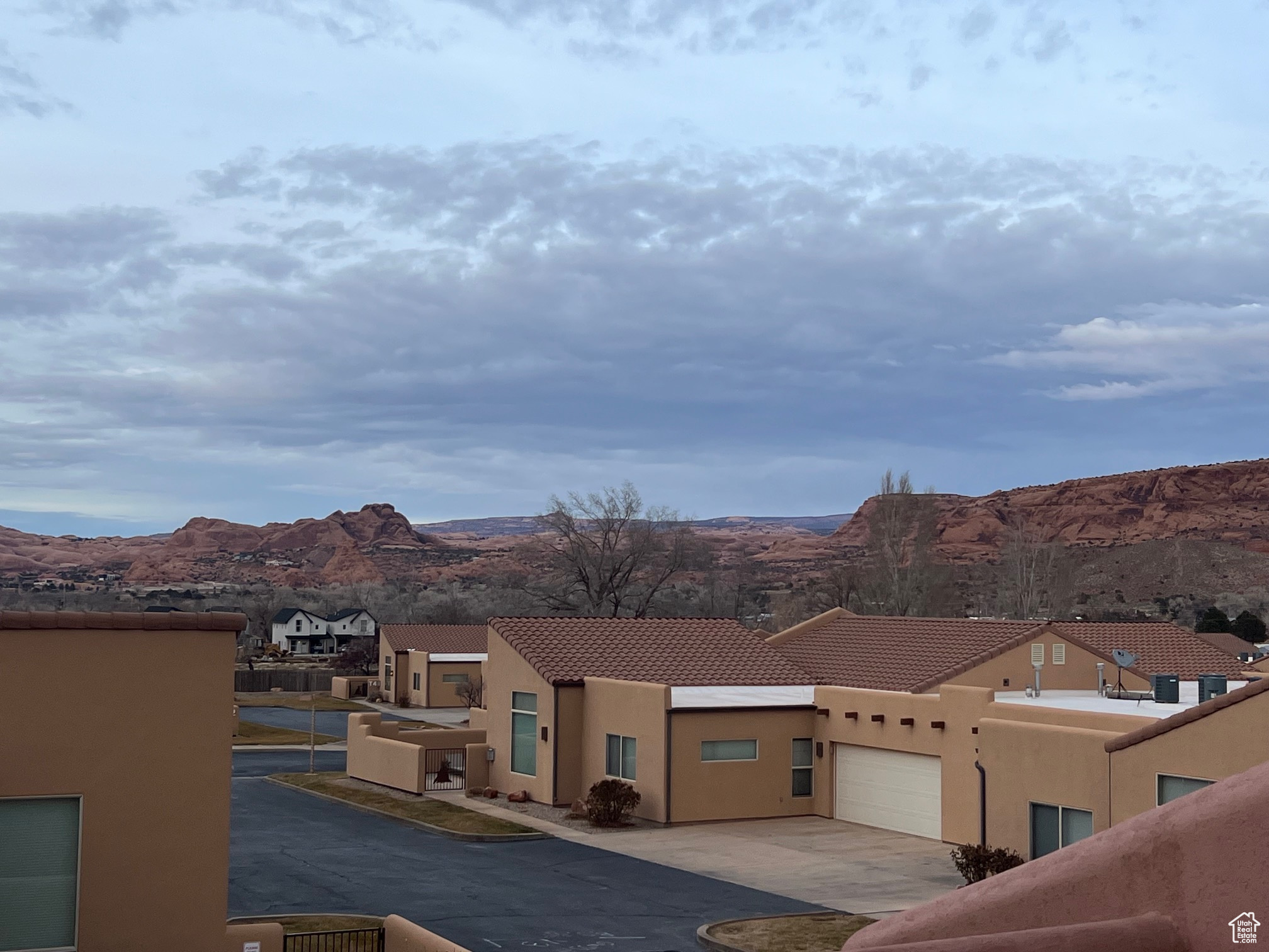 View of mountain view from private deck