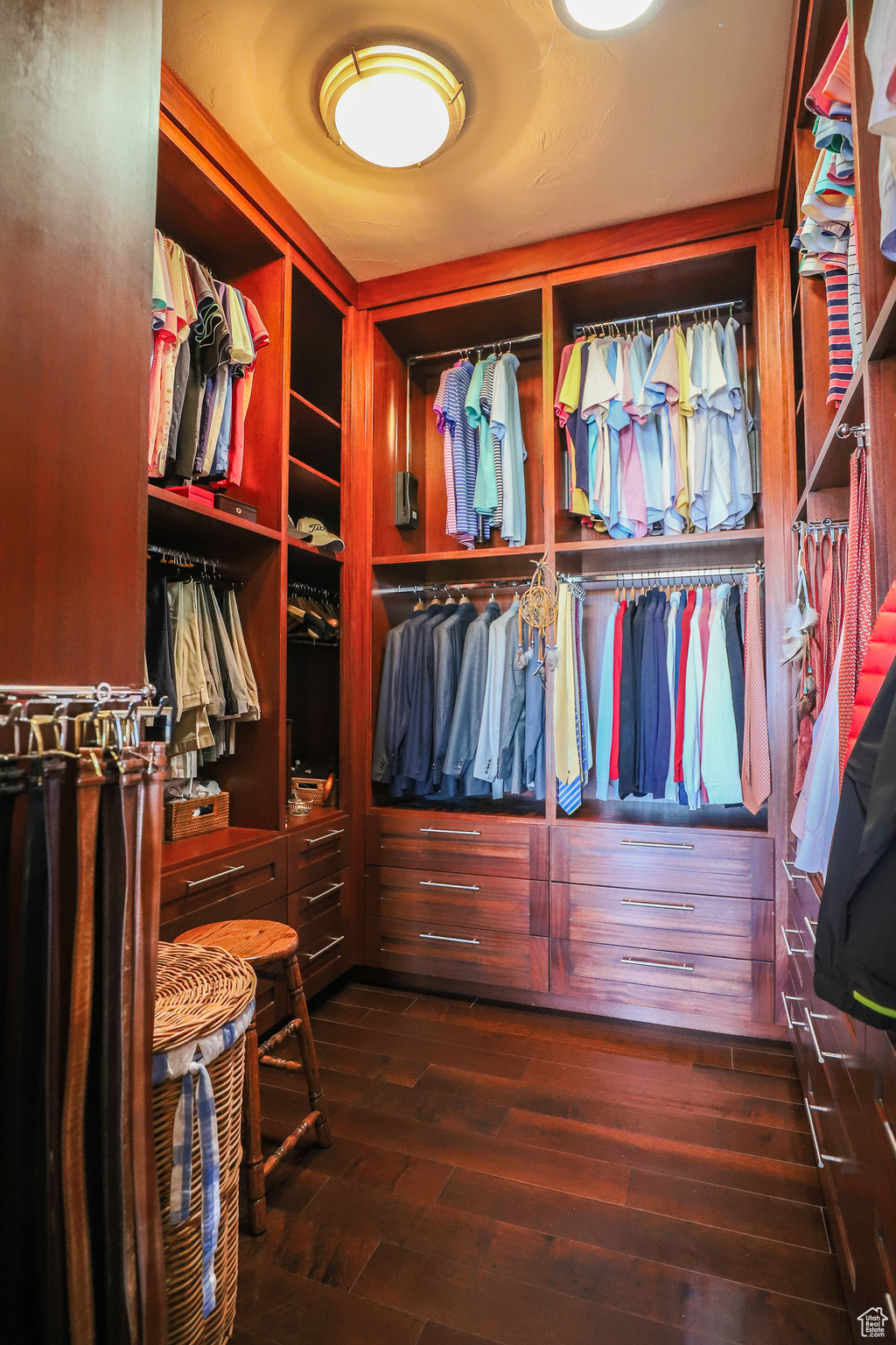 Separate Master Closets