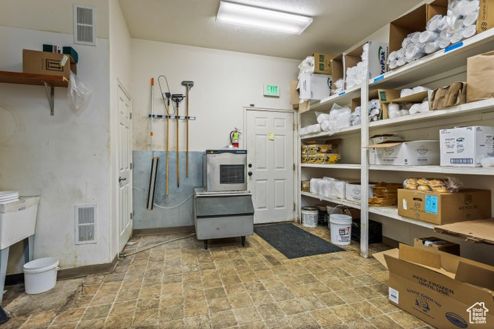 View of storage room