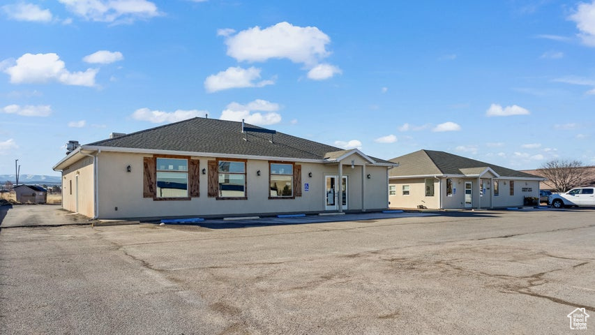 View of front of property with french doors