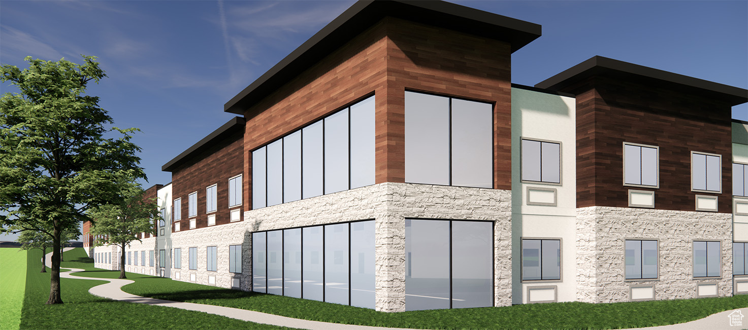 Rendering of the on-site Assisted living community building to be completed May 2024
