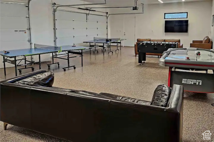 View of rec room