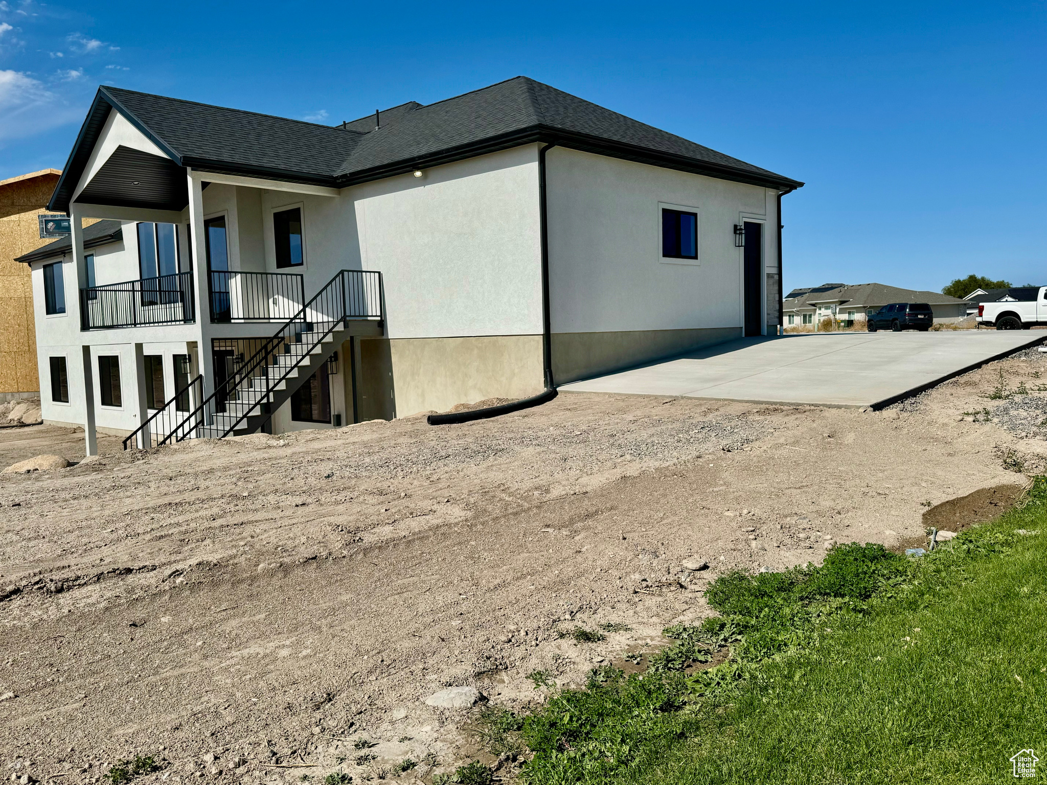 View of rear view of property