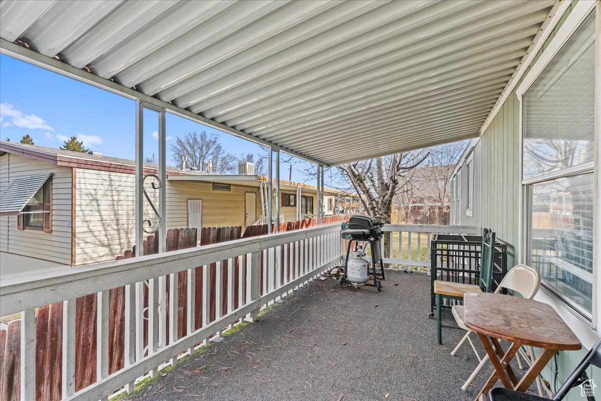 Exterior space featuring grilling area