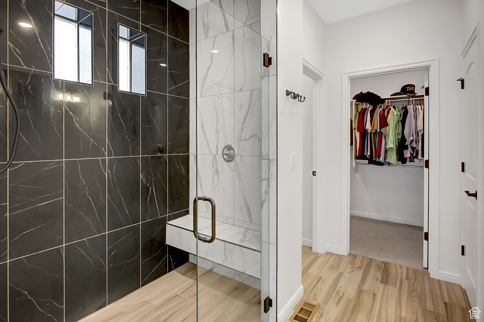 Primary Bathroom with Walk in Closet