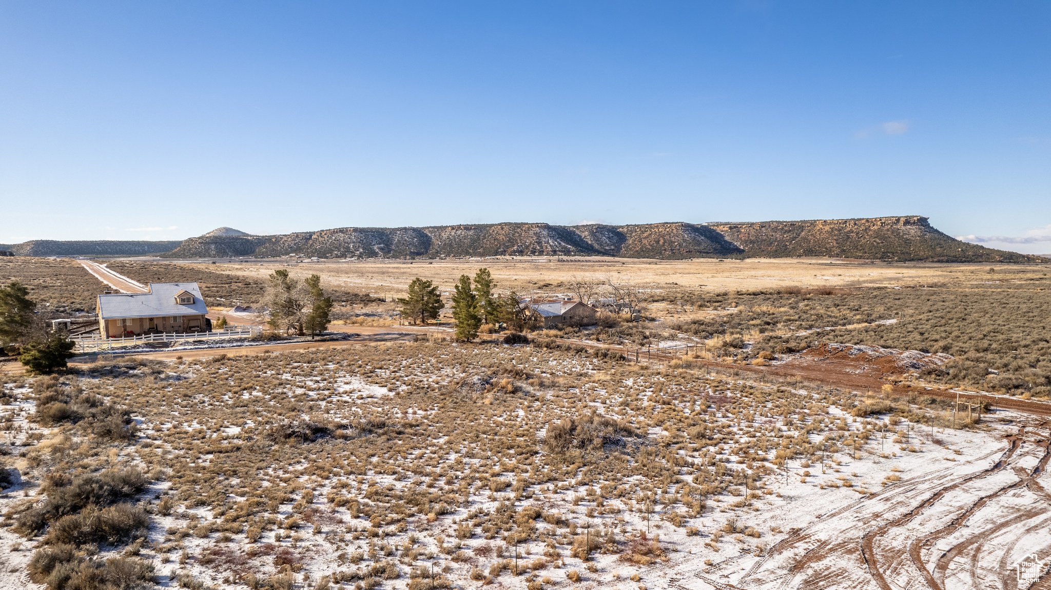 View of mountain feature featuring a rural view