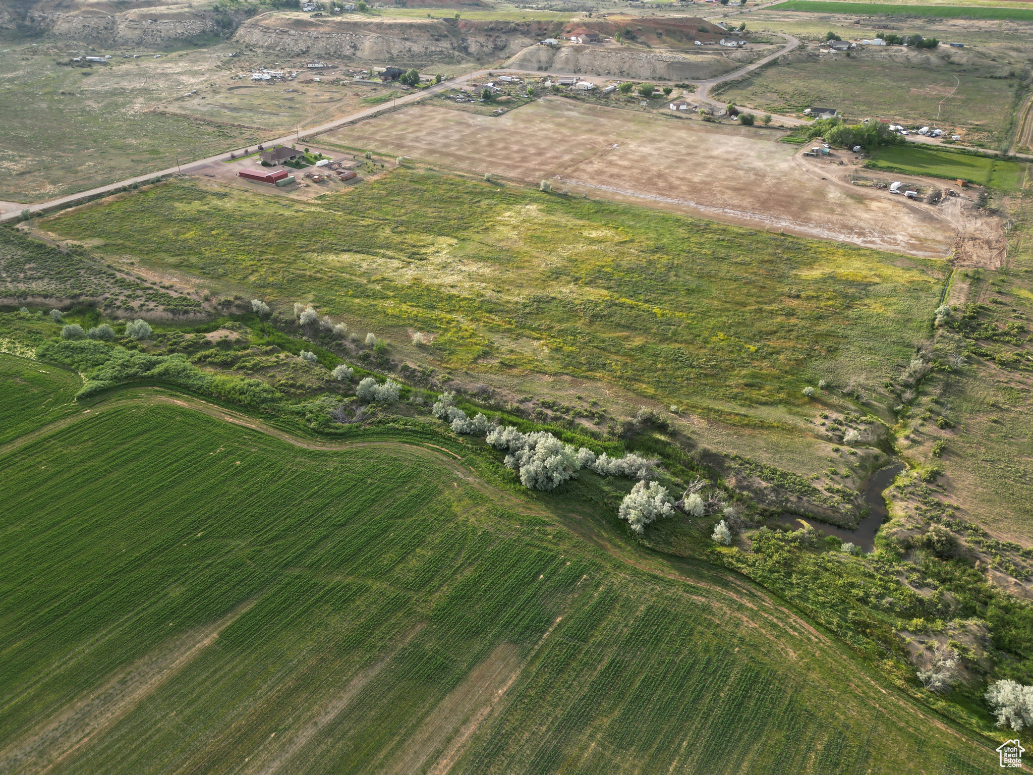 Aerial view looking Northwest