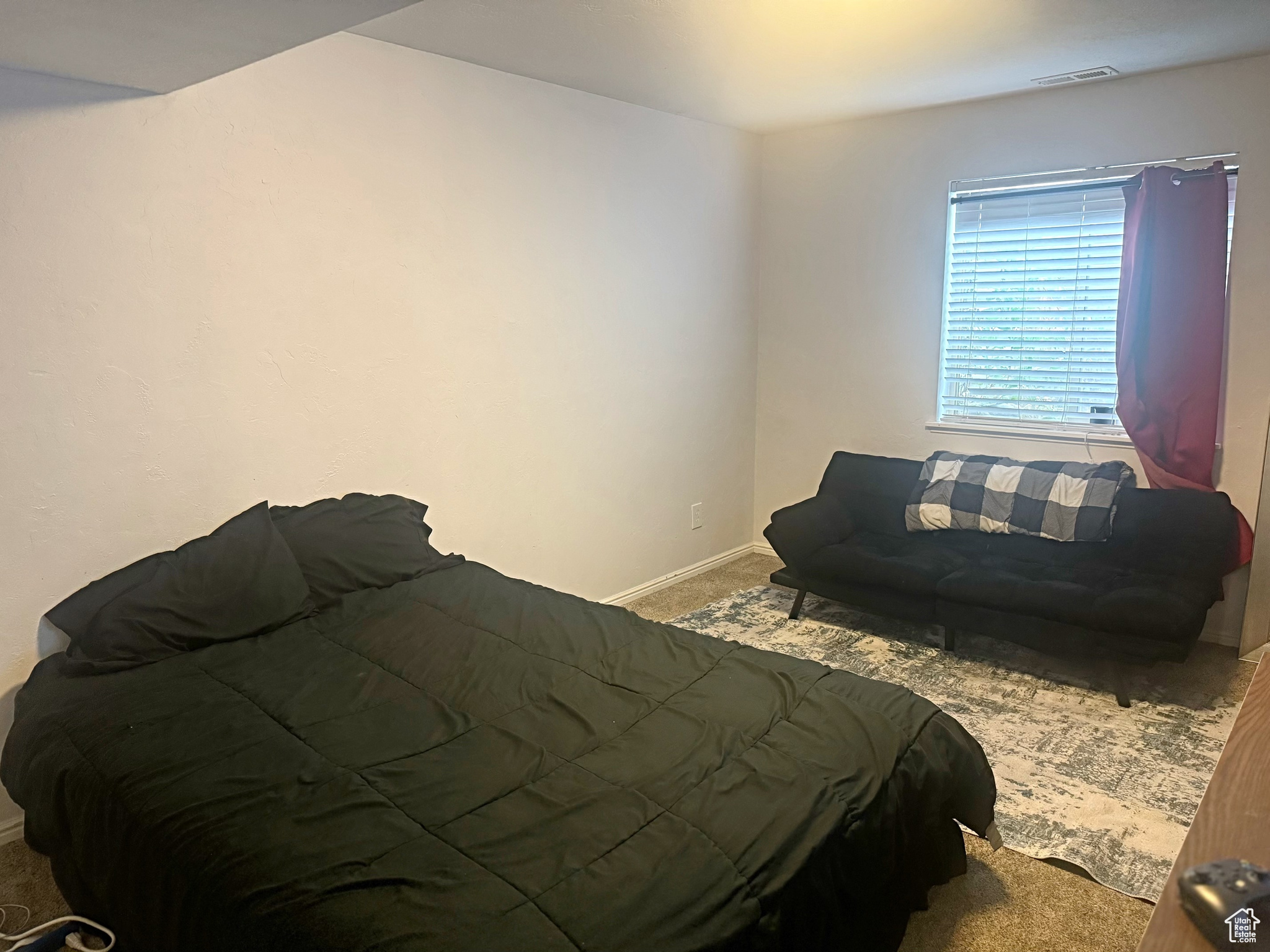 View of carpeted basement Family Room