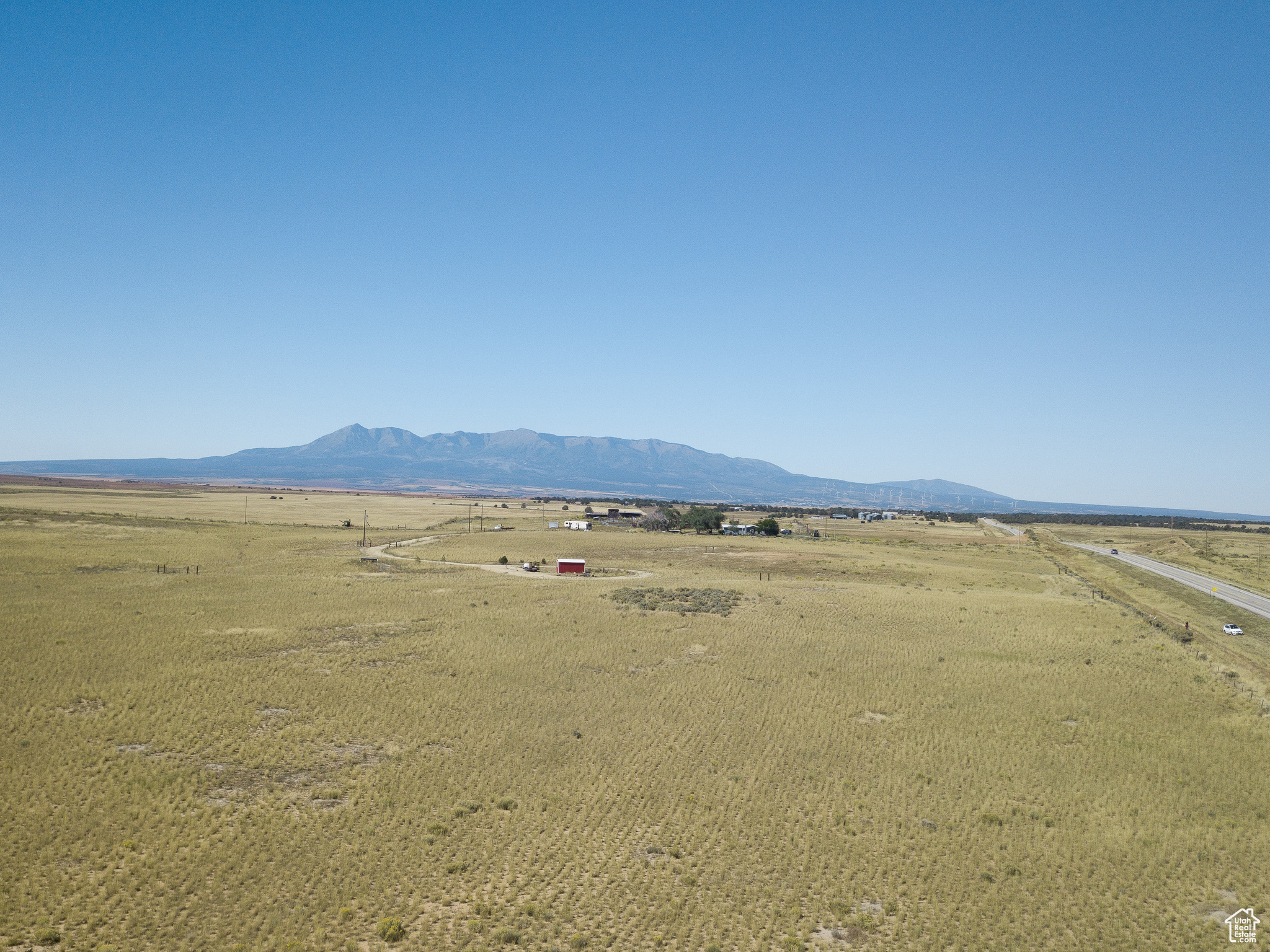 View of mountain feature with a rural view