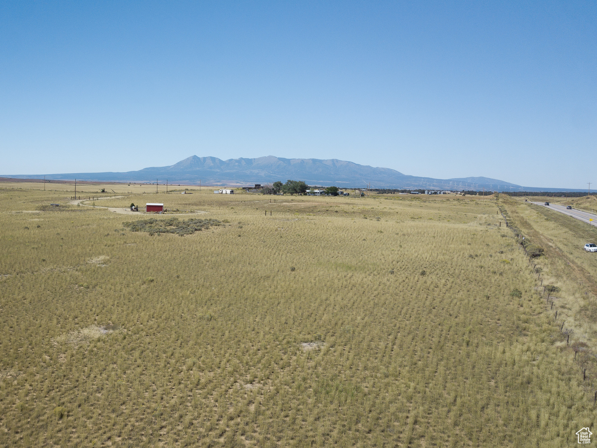 Mountain view featuring a rural view